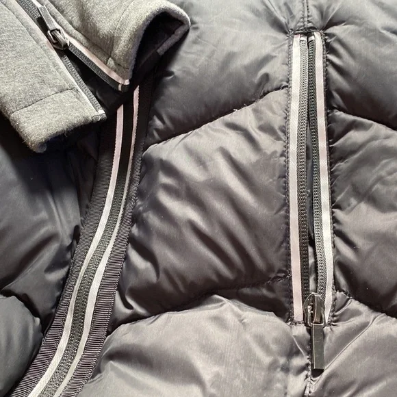 Blanc Noir 80%Down 20%Feather Fill Combination Puffer NeverUsed